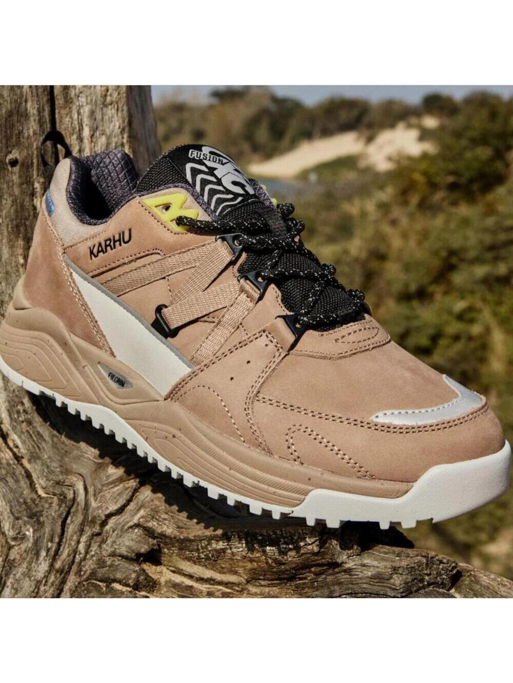 Karhu Fusion XC Unisex Hiking Sneaker GREIGE/GREIGE Women's 10.5 / Men's 9